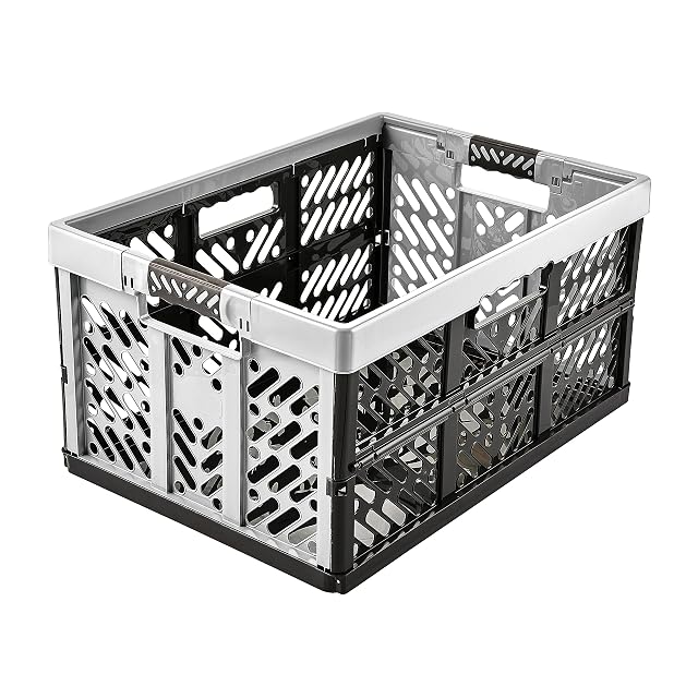 Paar hellgraue keeeper Ben Klappboxen mit Soft-Touch-Griffen
