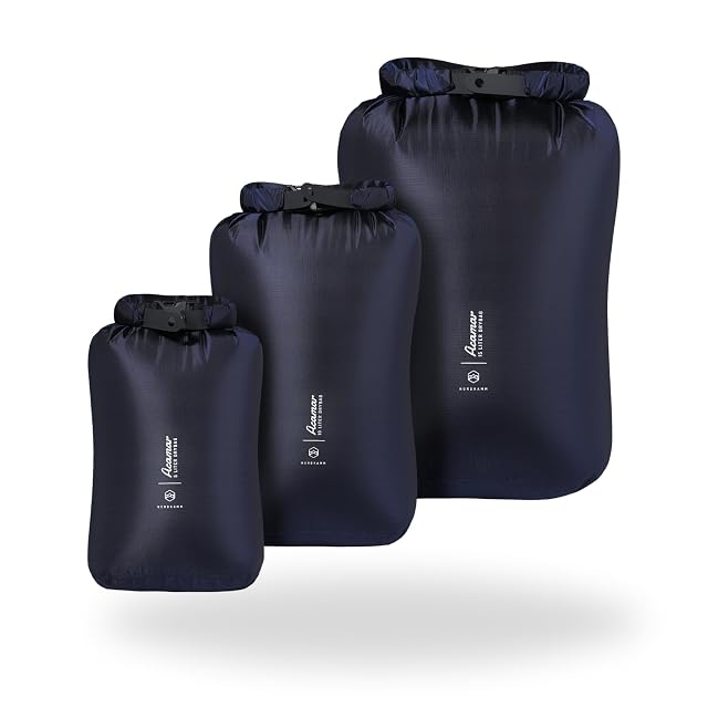 NORDKAMM ultraleichte Packsäcke aus ROBIC-Nylon in drei Größen