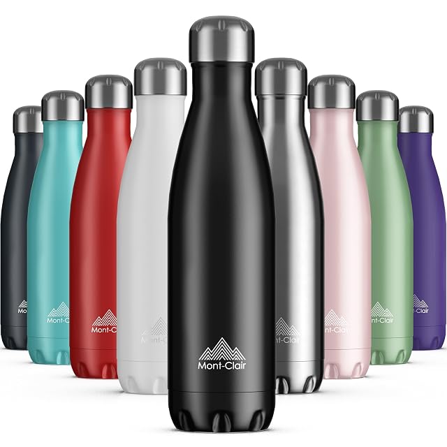 Isolierte Edelstahl-Trinkflasche von Mont-Clair mit 500 ml