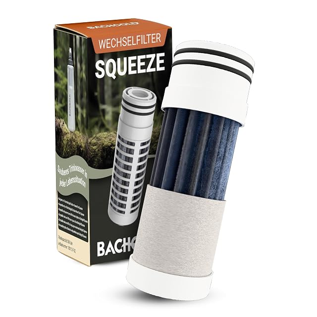 BACHGOLD Ersatzfilterelement für einen Squeeze-Outdoor-Wasserfilter